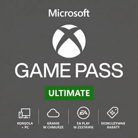 SUBSKRYPCJA XBOX GAME PASS ULTIMATE 24 MIESIĄCE - 730 DNI - EA PLAY + LIVE GOLD + CORE