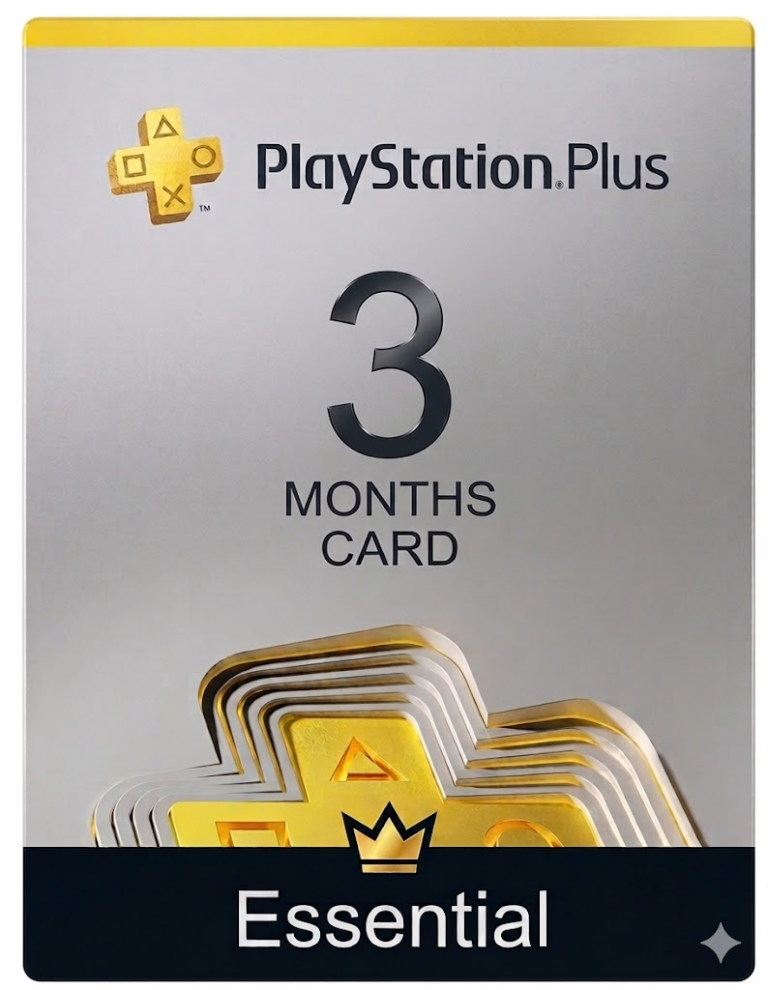 PLAYSTATION PLUS ESSENTIAL 3 MIESIĄCE PL – BEZ VPN